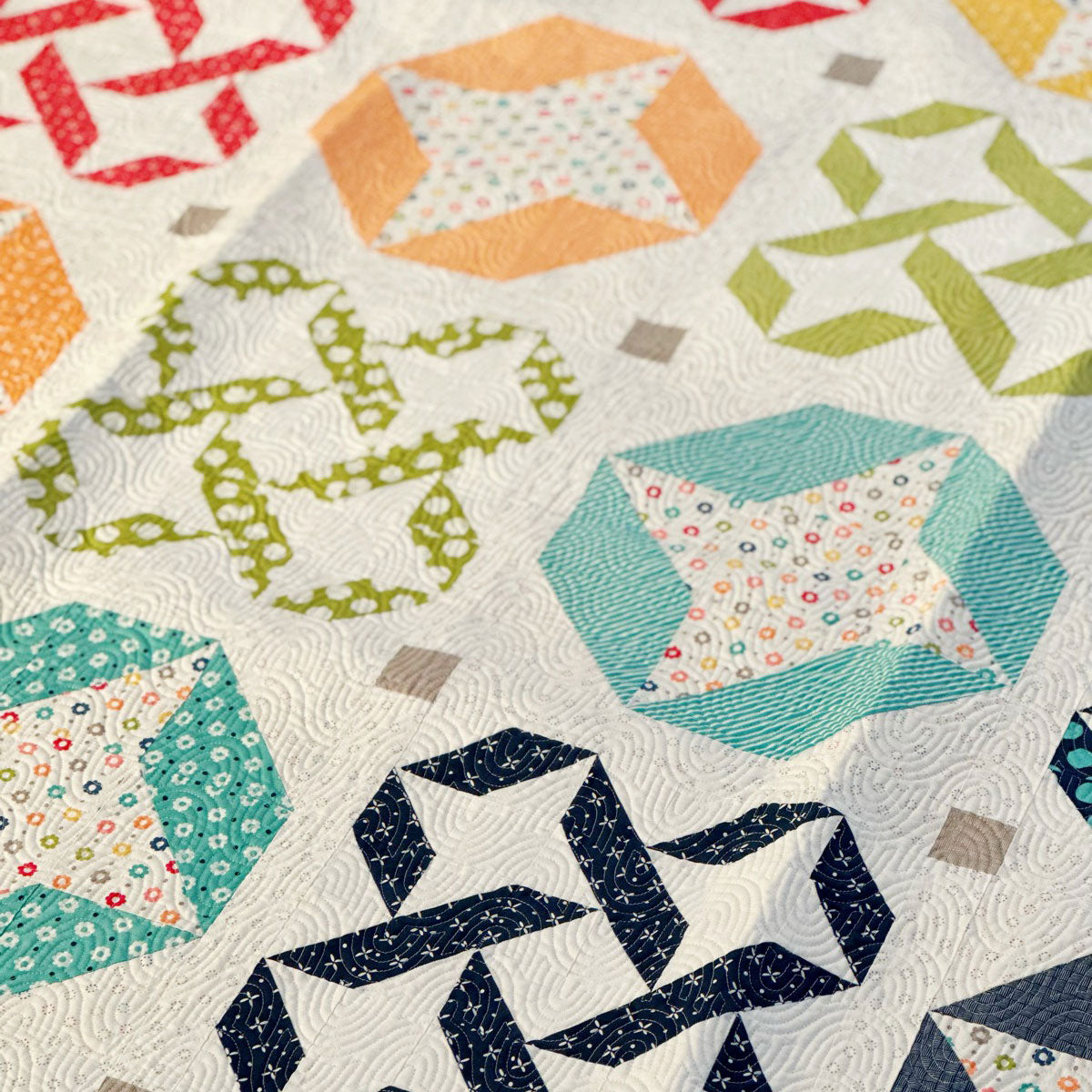 Skipping Stars PDF Quilt Pattern QLD240