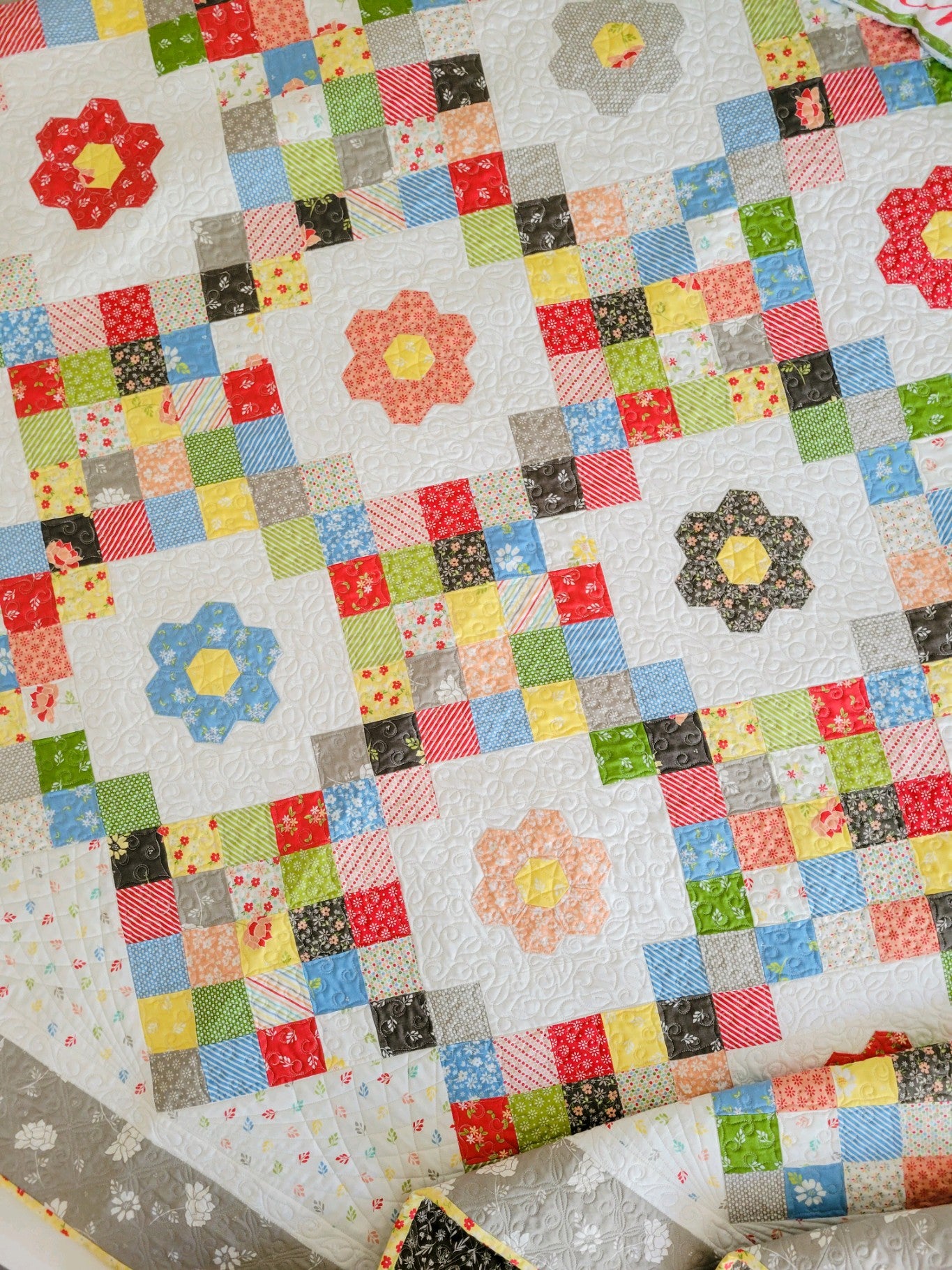 Emma's Garden Quilt Pattern QLD218 PDF