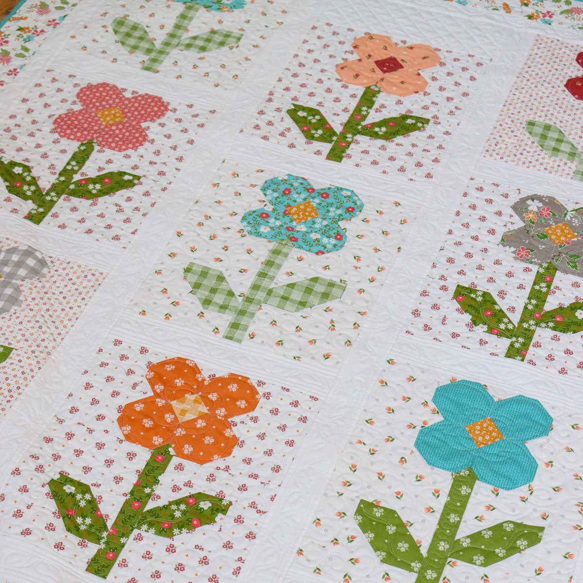 Flower Shoppe Quilt Pattern PDF QLD229