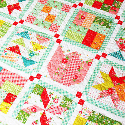 Jelly Roll Sampler Pattern PDF QLD239
